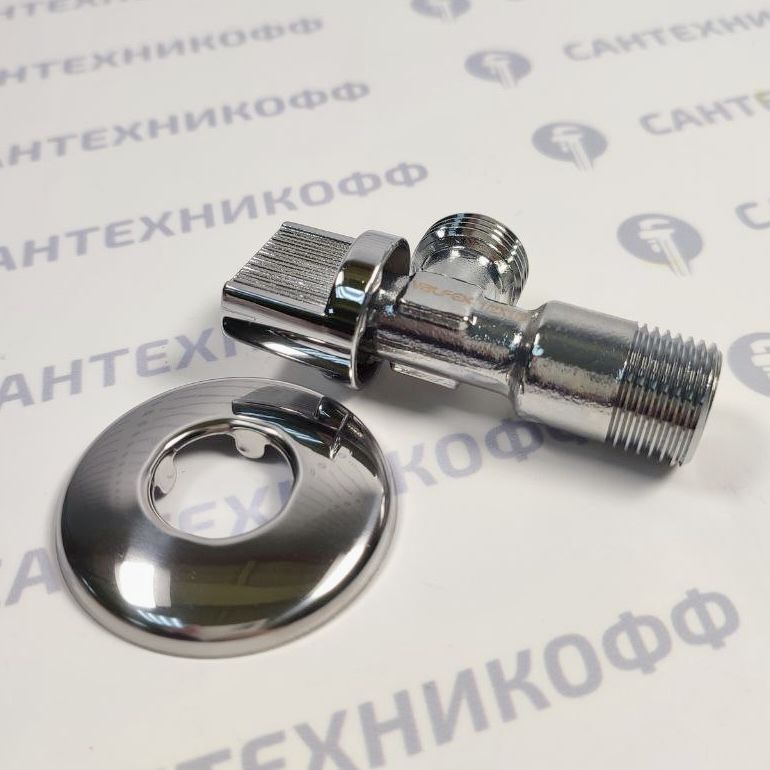 Кран шаровый VALFEX угловой, удлиненный, для подключения сантехнических ...