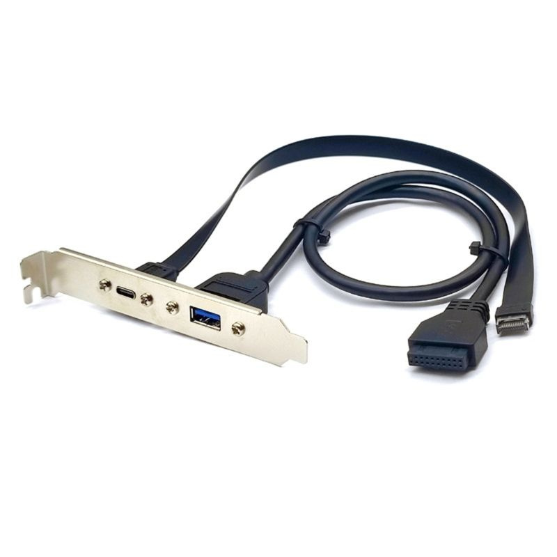 Кабель-панель USB 3.2, Type-E на Type-C #1