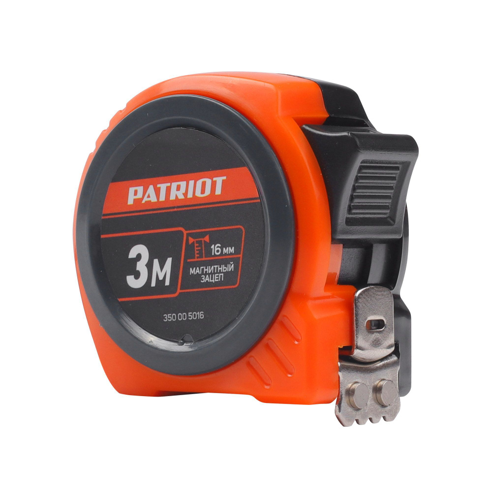 Рулетка измерительная PATRIOT MTP-3-16, длина 3м, ударопрочная #1