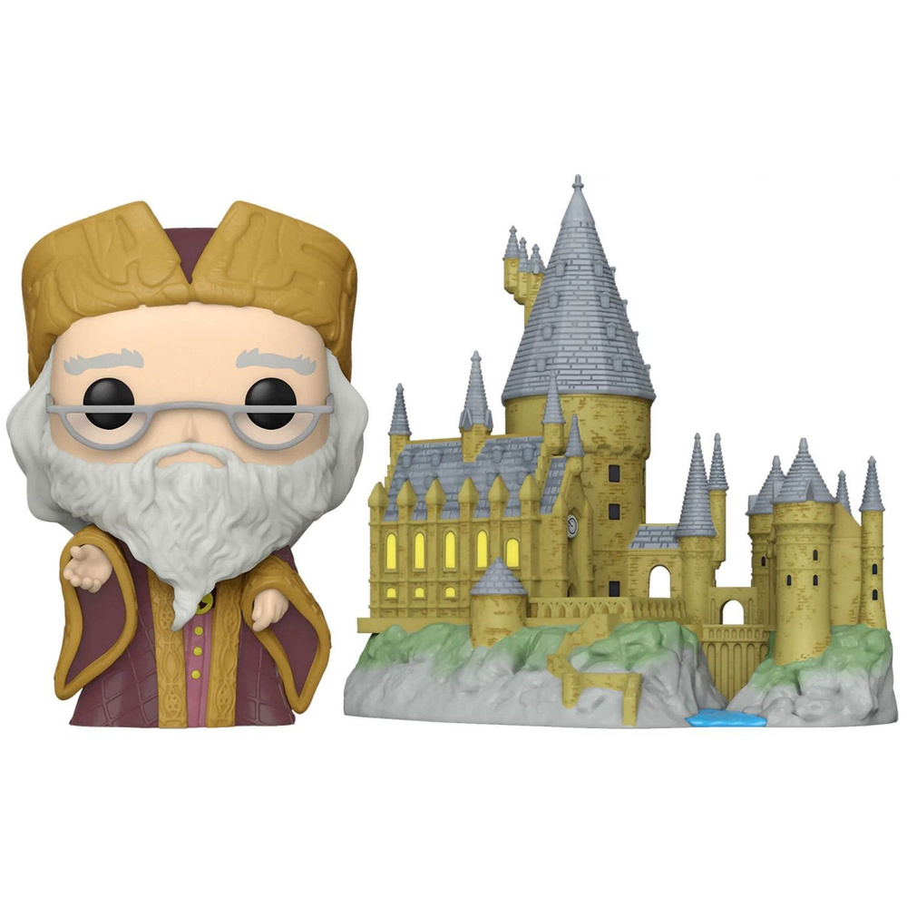 Фигурка Funko POP Town Harry Potter Anniversary "Albus Dumbledore with Hogwarts" 9.5 см / Коллекционная #1