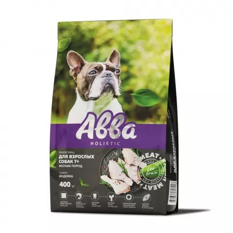 (1 ШТ.) Aвва, Сухой корм (Холистик) Senior, для взрослых, пожилых собак ...