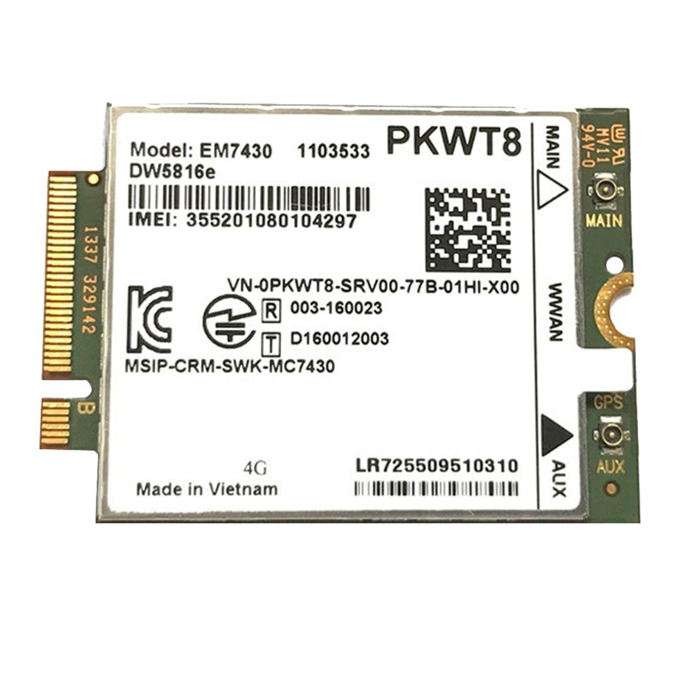 EM7430 DW5816E Модуль 4G LTE GOBI6000 - купить с доставкой по выгодным  ценам в интернет-магазине OZON (1381018078)