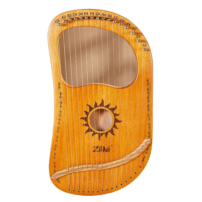 16-струнная мини-арфа для начинающих.,оранжевый - купить с доставкой по ...