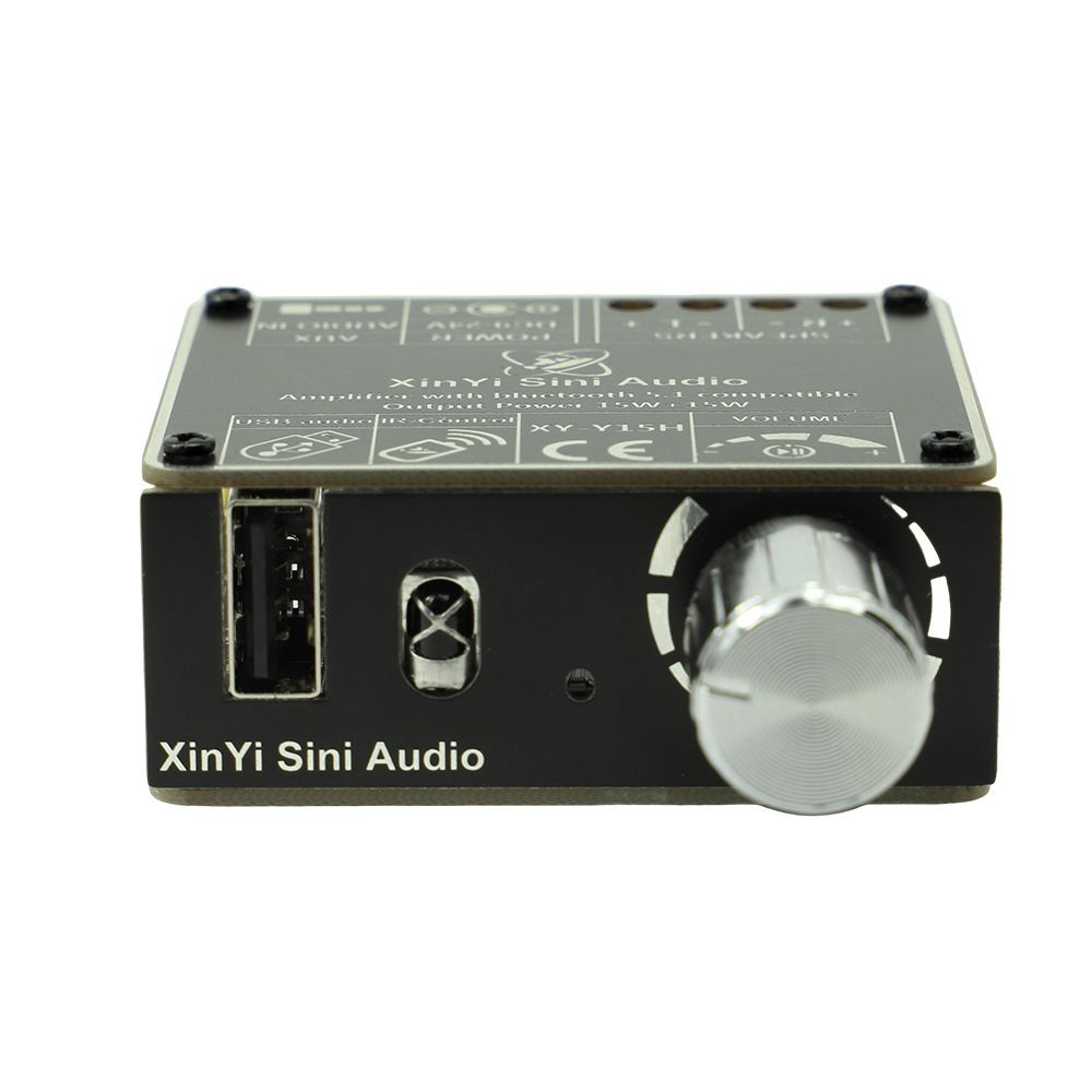 Стерео усилитель аудио 3,5, USB двухканальный 50Вт x 2 с Bluetooth 5.1 ...