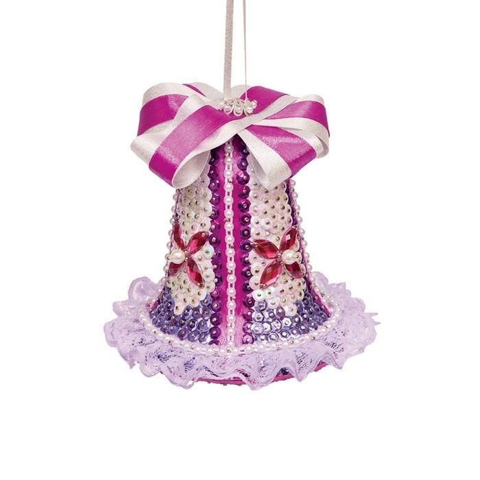 Игрушка из фоамирана Волшебная мастерская Шар-колокольчик, фиолетовый ...