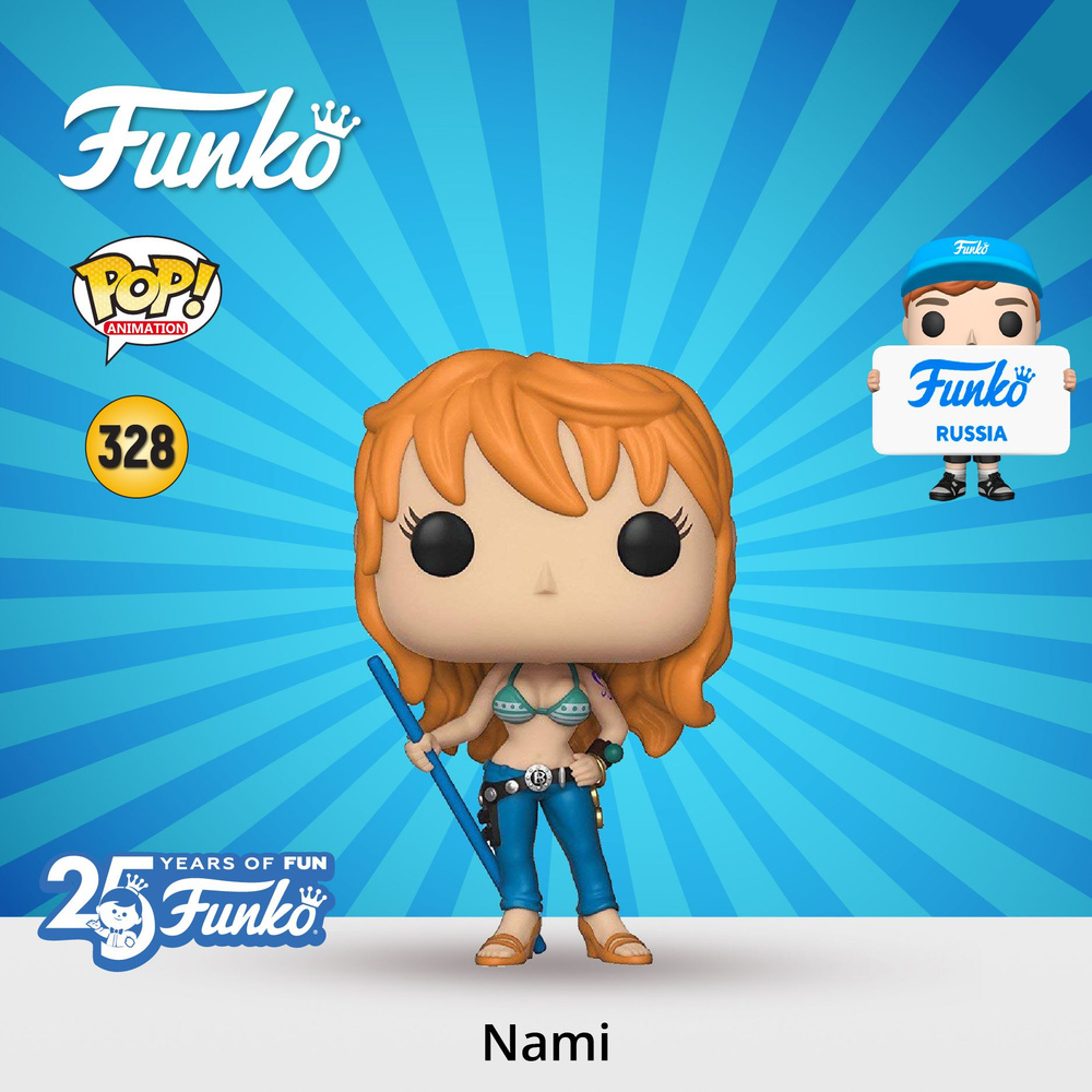 Фигурка Funko POP! Animation One Piece Nami / Фанко ПОП по мотивам аниме  One Piece - купить с доставкой по выгодным ценам в интернет-магазине OZON  (1280975358)