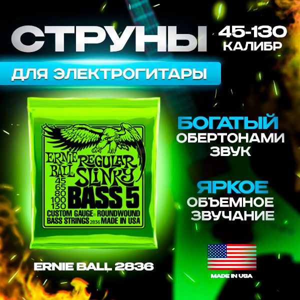 Ernie ball hot sale 45 130