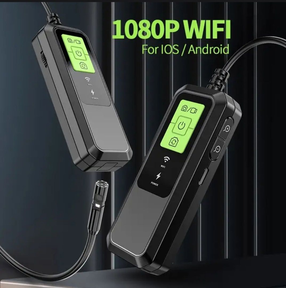 Беспроводной эндоскоп для смартфона, 1080Р, /usb гибкая камера, Wi-Fi