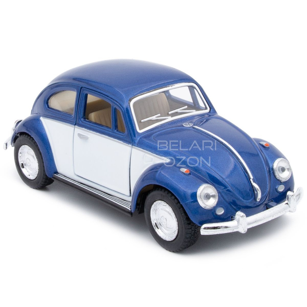 Машинка металлическая Kinsmart 1:32 1967 Volkswagen Classical Beetle (Фольксваген  Жук) KT5373D инерционная, двери открываются / Синий - купить с доставкой по  выгодным ценам в интернет-магазине OZON (683442464)