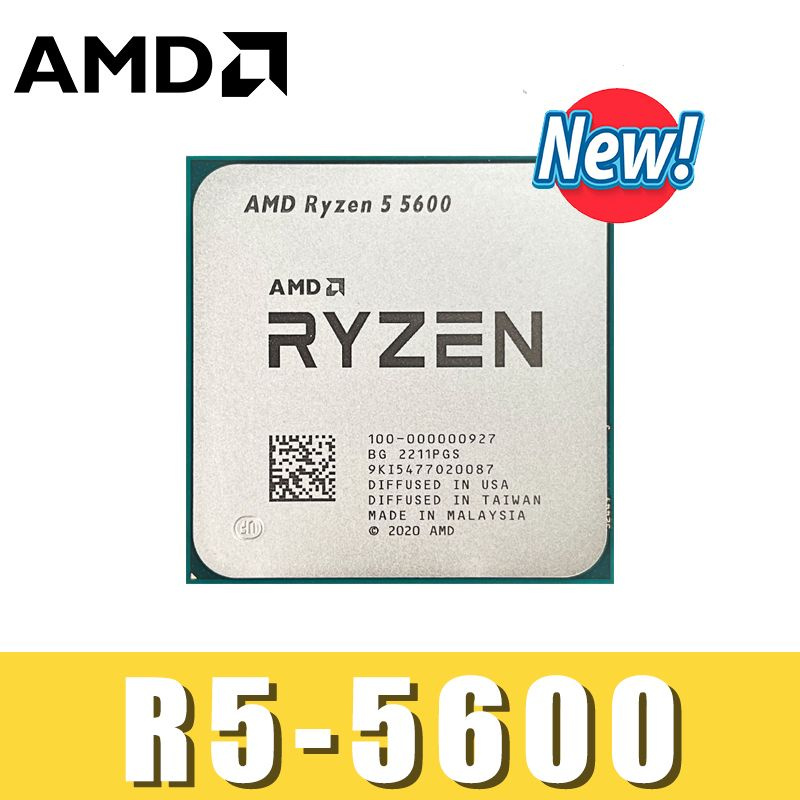 Процессор AMD Ryzen 5, OEM (без кулера), 6 яд., 3.5 ГГц купить по ...