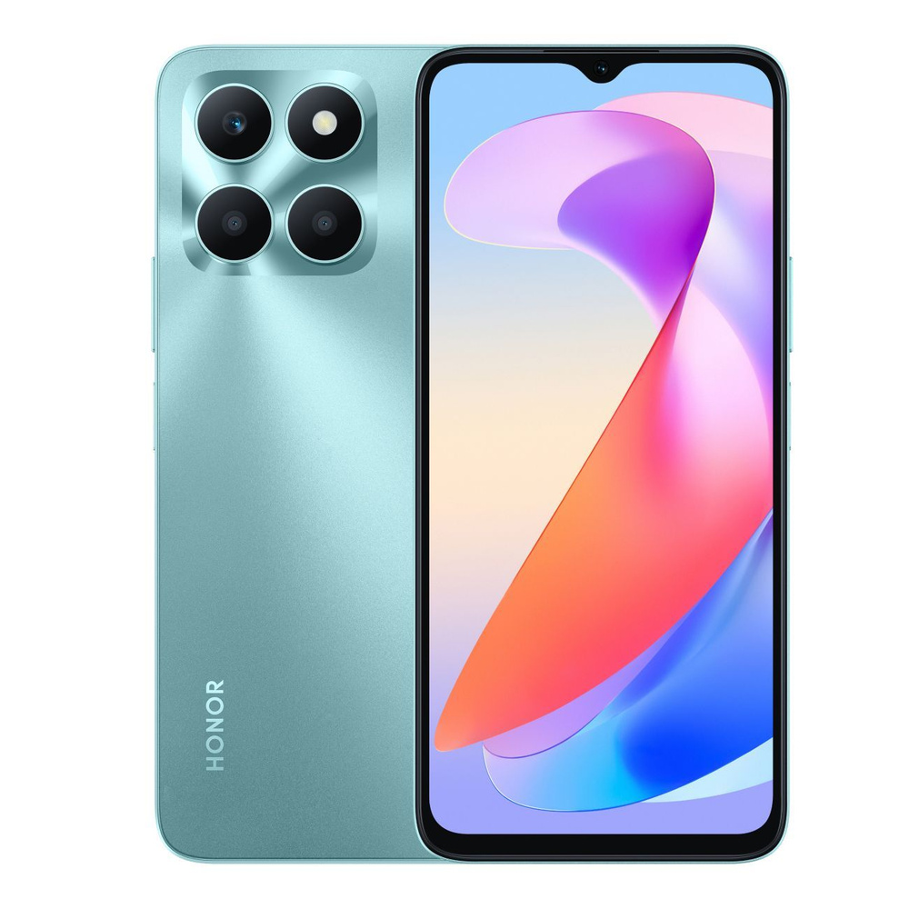 Honor Смартфон X6A 4/128 ГБ, зеленый #1