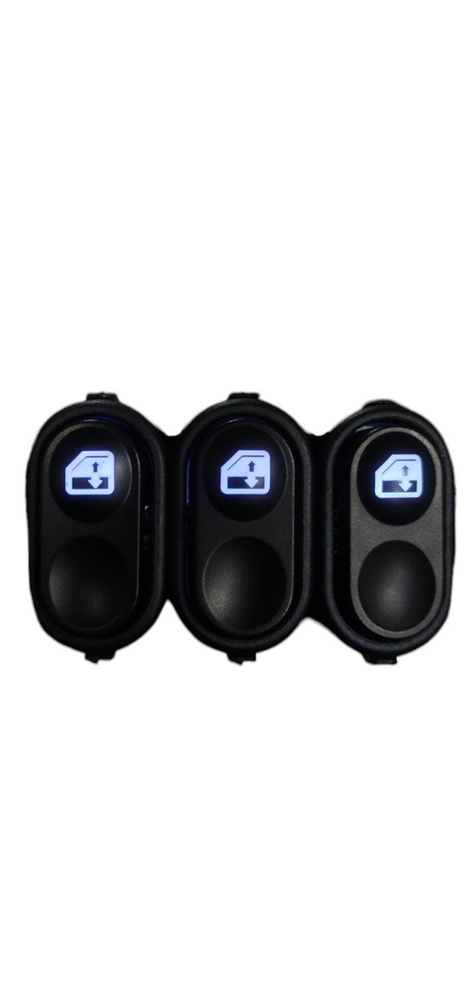 Кнопка стеклоподъемника с пересветом для ВАЗ 2113-15, ВАЗ 2110-12 (евро ...