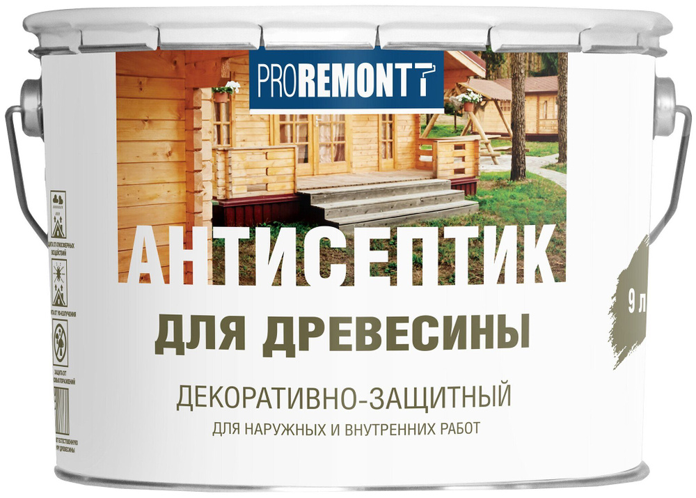 Деревозащитное средство Proremontt Тик 9,0л Лакра #1