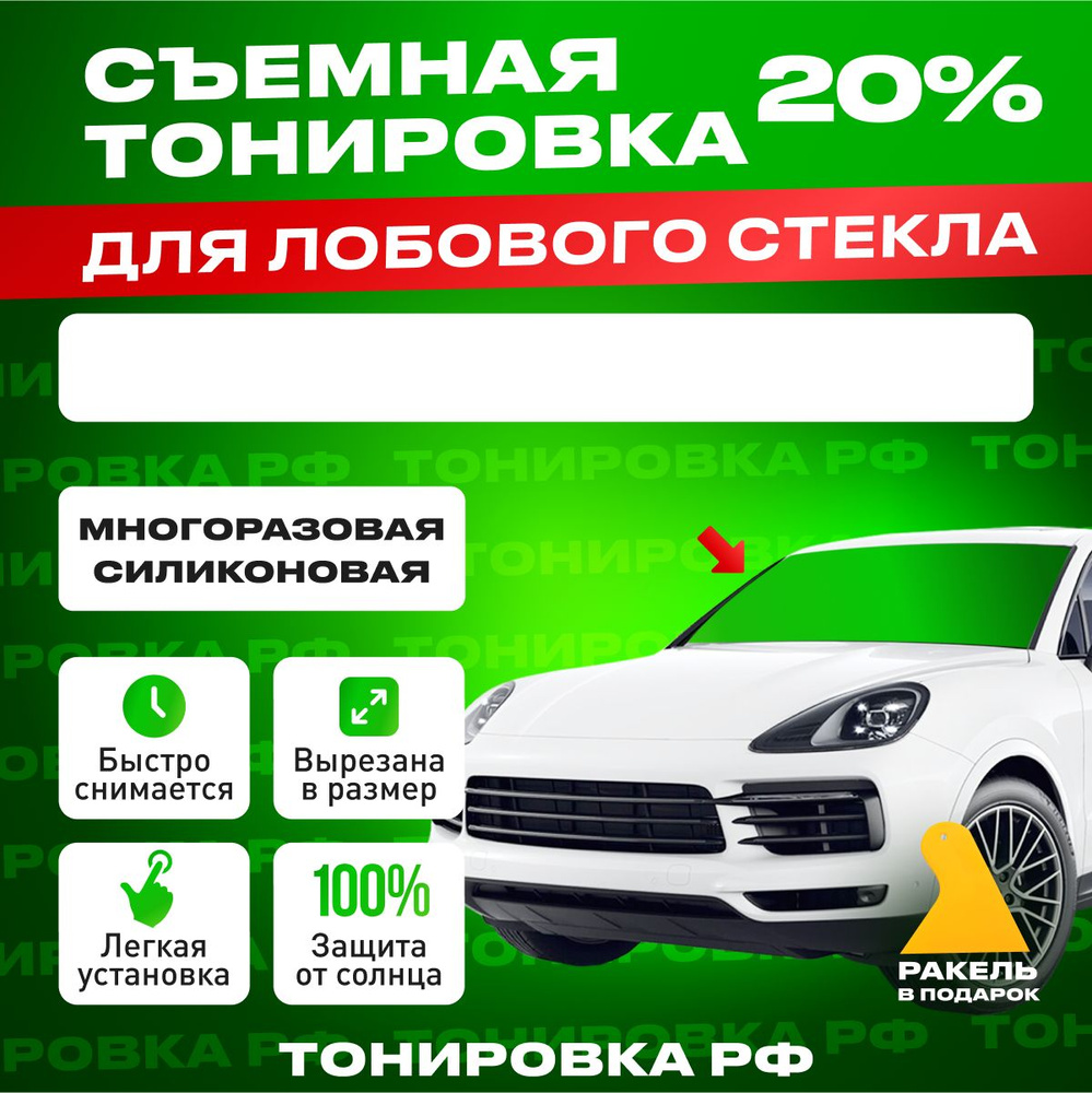 Тонировка съемная, 20% купить по выгодной цене в интернет-магазине OZON  (811698997)