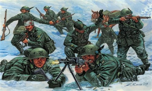 Фигурка коллекционная Солдаты Italian Mountain Troops Alpini #1