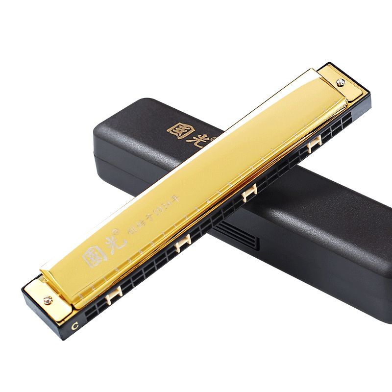 Губная гармошка GUOGUANG Тремоло, 24 ноты, тональность C - купить с ...