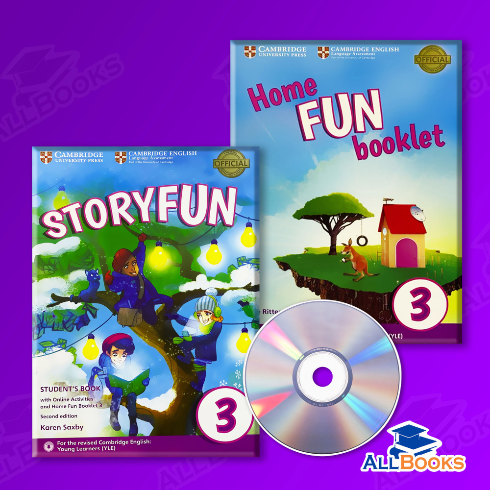 Storyfun 3 учебник + буклет + CD (без кода доступа к онлайн-ресурсам) -  купить с доставкой по выгодным ценам в интернет-магазине OZON (1126825041)