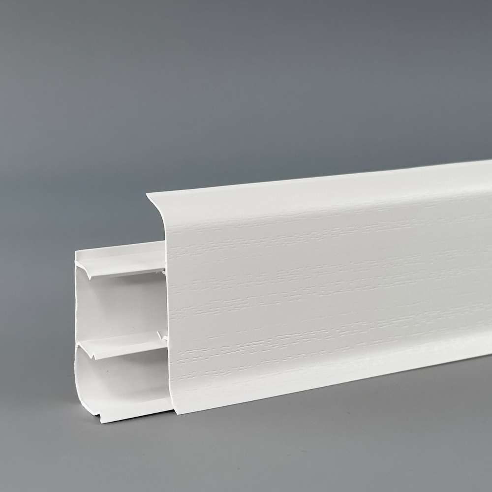 Плинтус Deconikax21 мм, белый 001 - купить по выгодной цене в  интернет-магазине OZON (486349517)