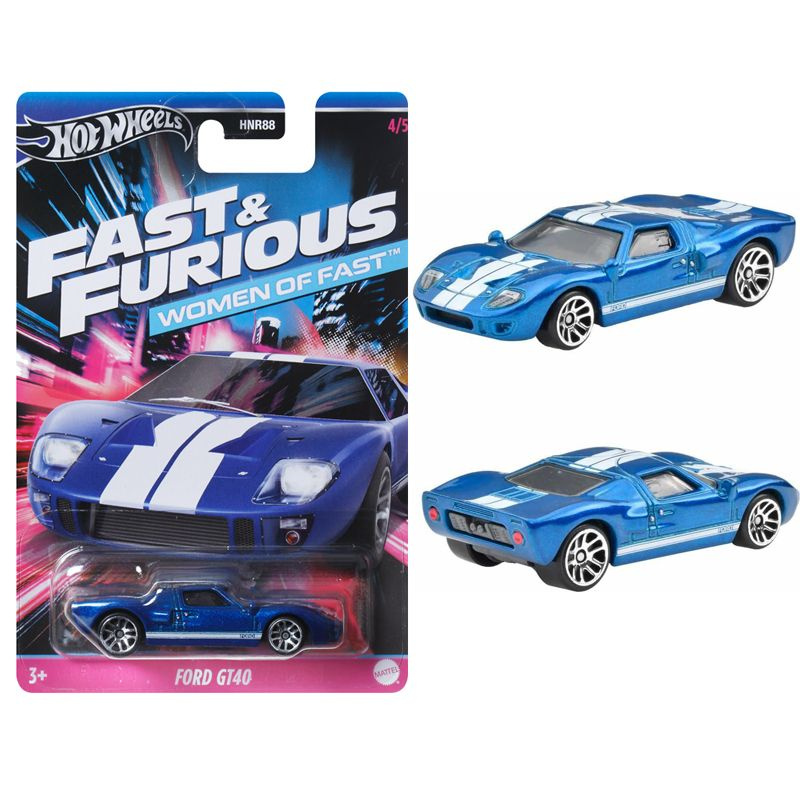 Машинка коллекционная Mattel Hot Wheels 2024 HNR88 Fast & Furious PORSCHE 718 CAYMAN GT4  #1