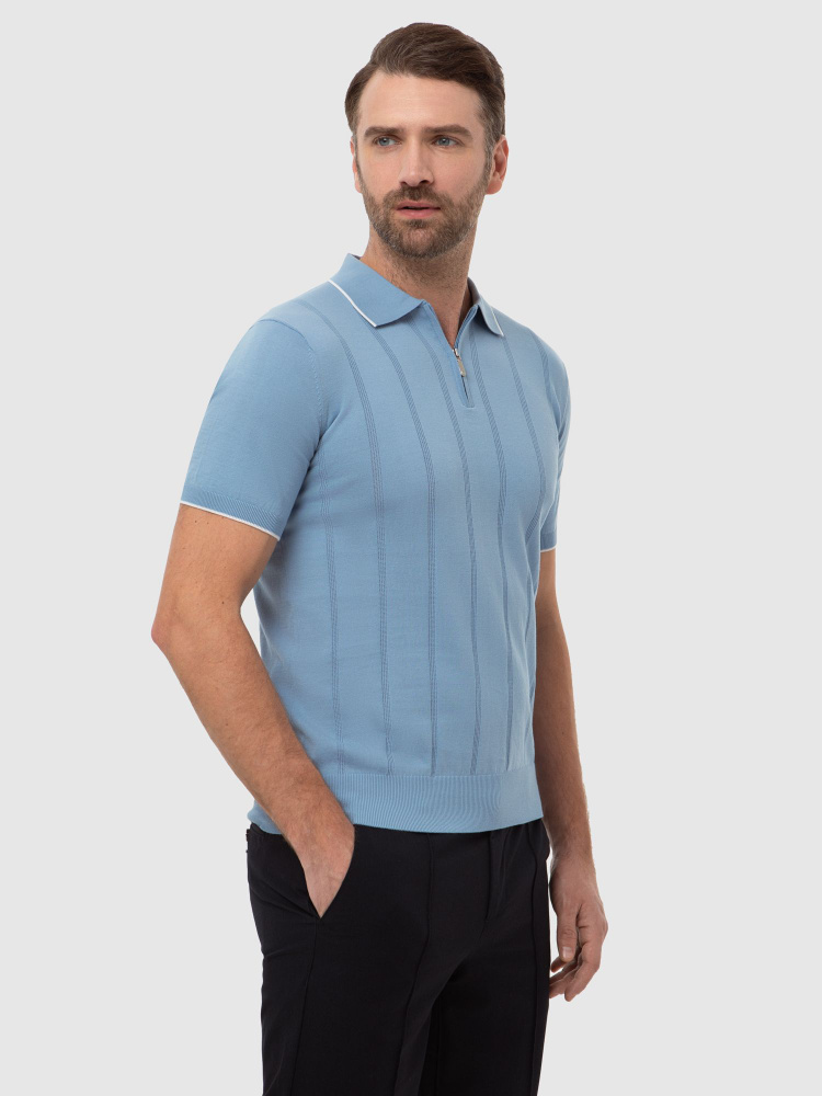 Поло KANZLER, размер 46, цвет голубой, 100%хлопок - купить по выгодной ...