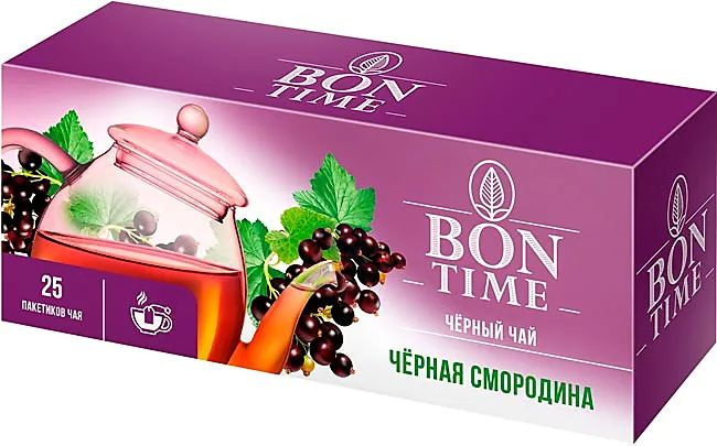 чай черный Bontime Чёрная смородина #1