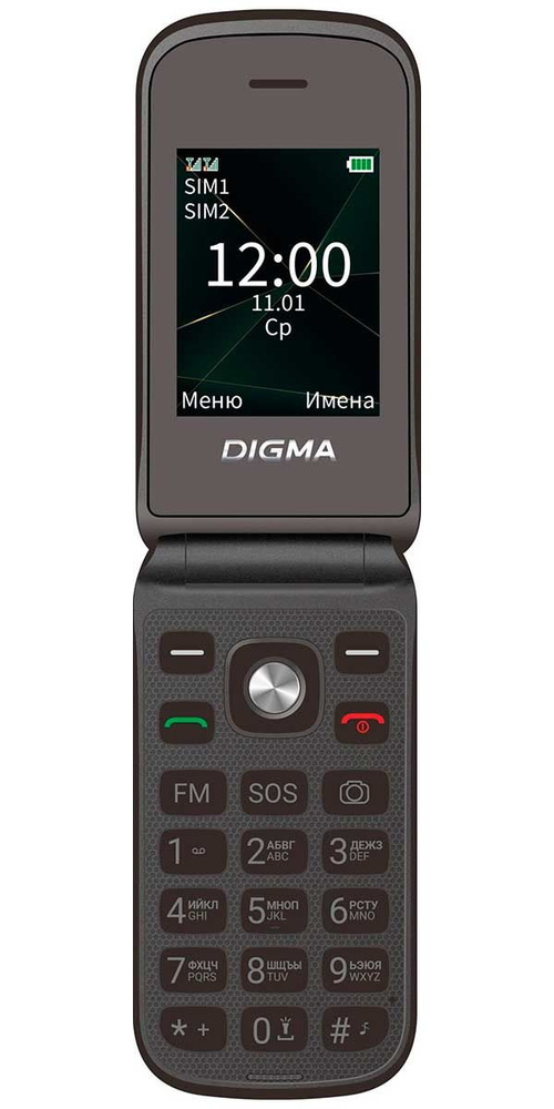 Мобильный телефон Digma VOX FS241, черный - купить по выгодной цене в ...