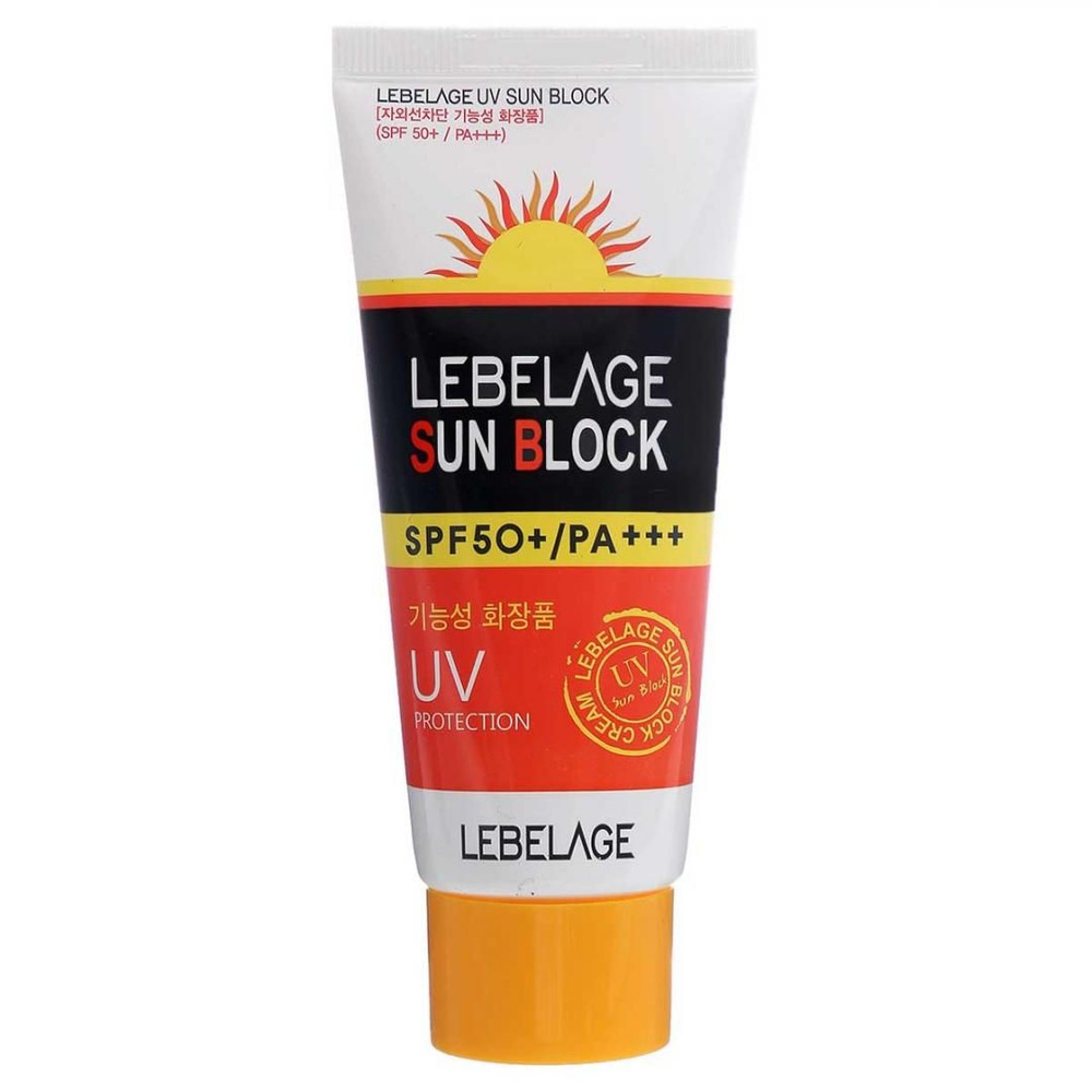 Солнцезащитный крем с улиточным муцином Lebelage UV Sun Block SPF 50 ...