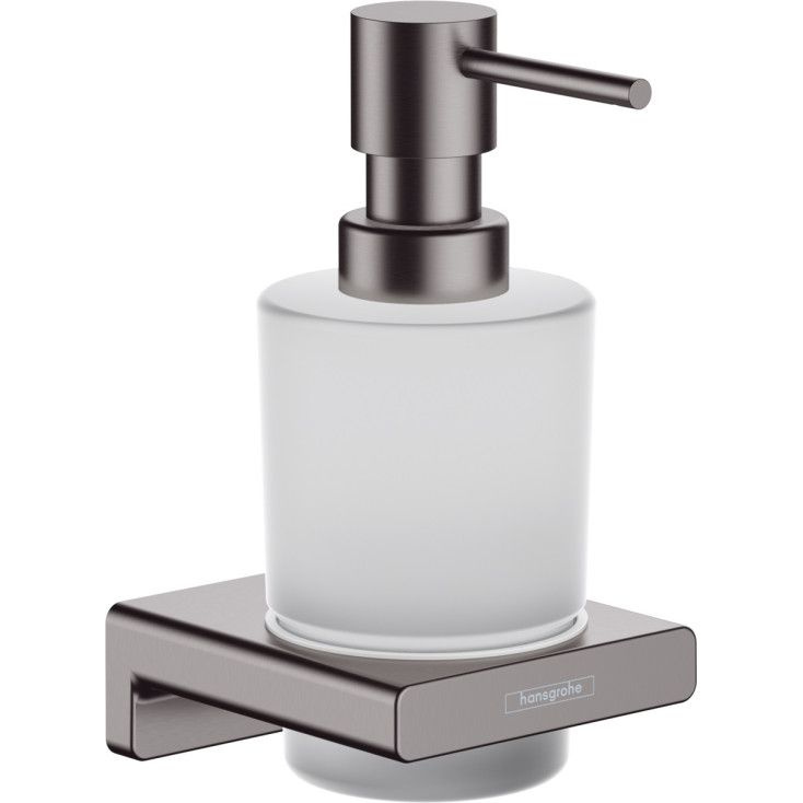 Дозатор Hansgrohe AddStoris 41745340 шлифованный черный, хром - купить ...