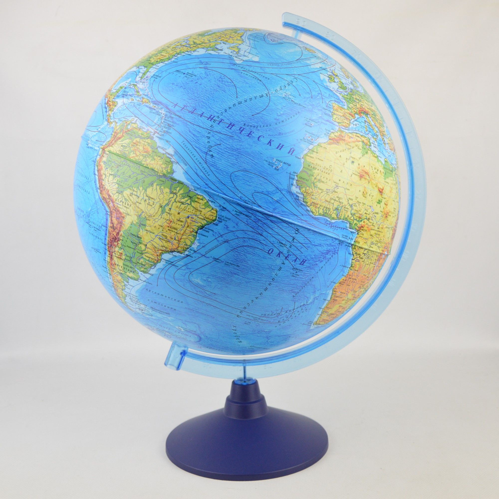 Глобус Земли 32см физический Классик Евро на пластиковой подставке ...