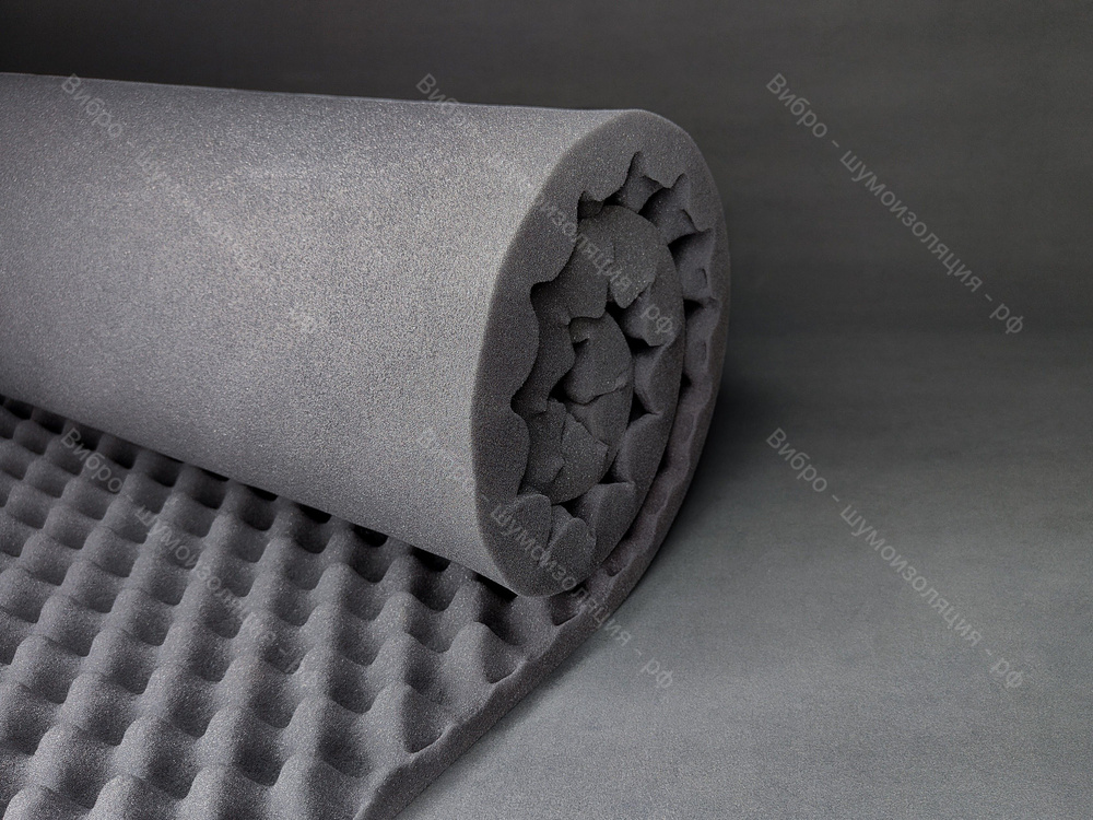 Акустический поролон 50мм - 5 листов - 1.5м*1м для звукозаписывающих ...