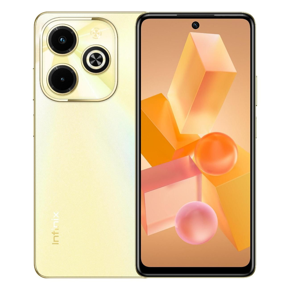 Смартфон Infinix HOT 40i 8/256GB Gold - купить по выгодной цене в  интернет-магазине OZON (1398908545)