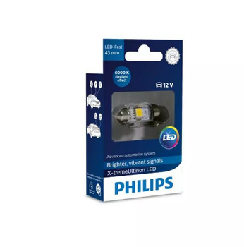 Philips C5W VISION 36mm Kennzeichenbeleuchtung 12V 5W 12844B2 SOFFITTE