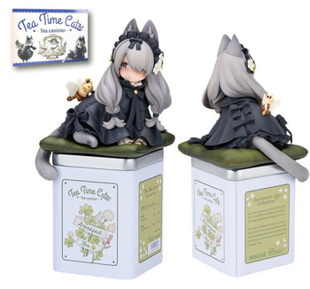 Cat lap hot sale milk figure