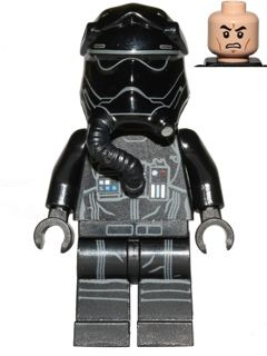 Lego tie fighter pilot head sale