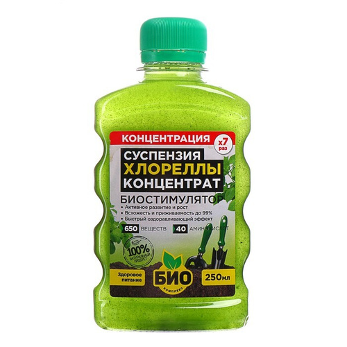 Суспензия Хлореллы БИО-комплекс, концентрат, 250 мл - купить с ...