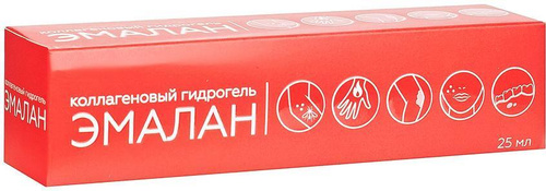 Эмалан, гидрогель коллагеновый, 25мл — купить в интернет-аптеке OZON ...