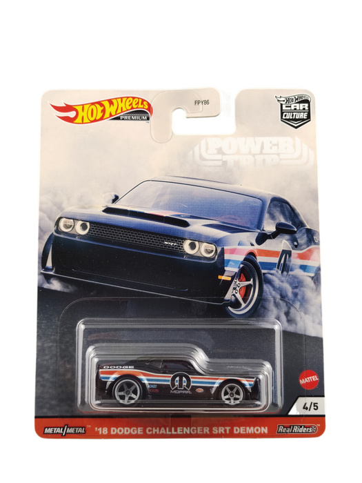 Машинка Hot Wheels 1 64 18 Dodge Challenger Srt Demon Collector Edition