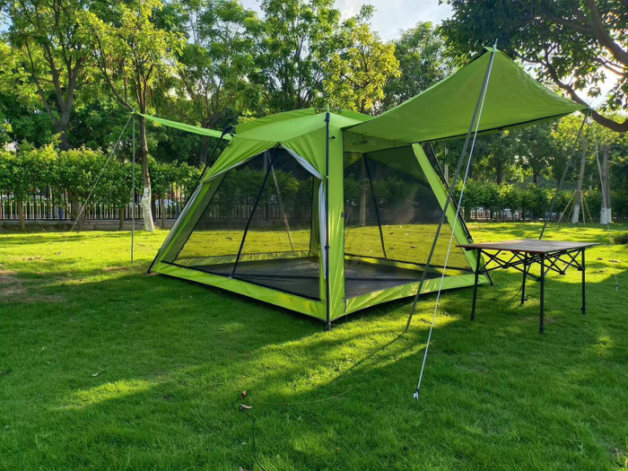 Шатер с полом стационарный с навесом Nature camping Coolwalk 1624 ...