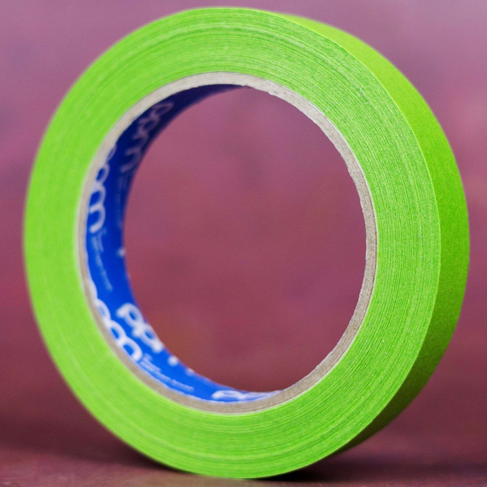 Малярный скотч 18 мм х 40 м, 110С зеленый EXPERT / Бумажный скотч для ...