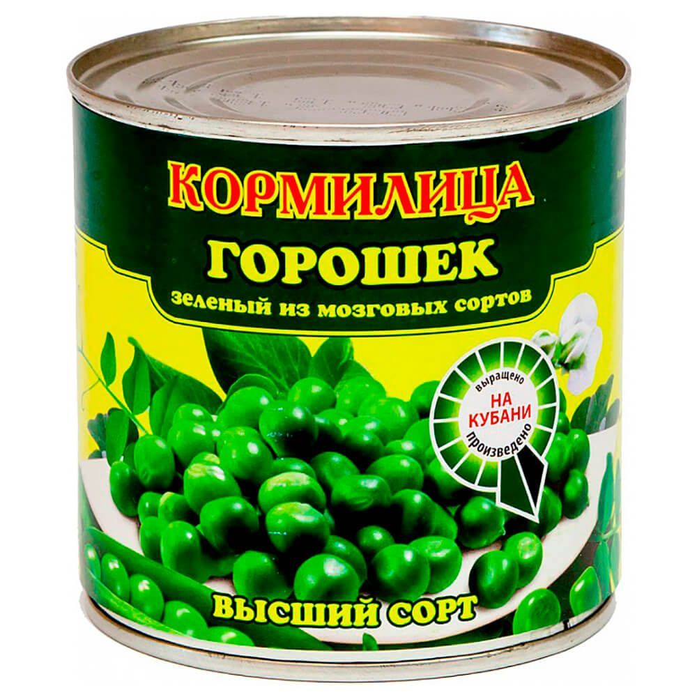 Горошек зеленый КОРМИЛИЦА консервированный ГОСТ, 400 г, Россия - купить ...