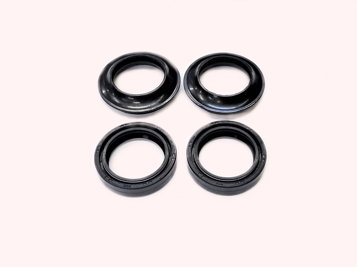 Сальники + пыльники передних амортизаторов для питбайка, мотоцикла (33 ...