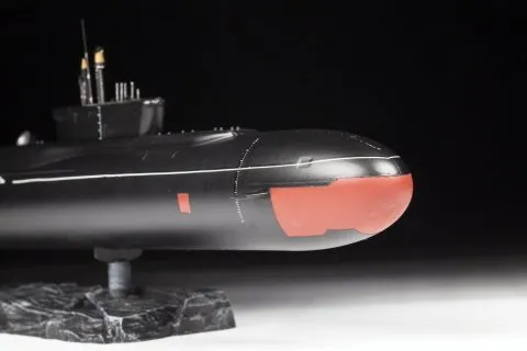 Сборная модель Российская атомная подводная лодка Юрий Долгорукий Проекта 955 Борей 1/350 Звезда Арт. 9061, вариант, фото 6