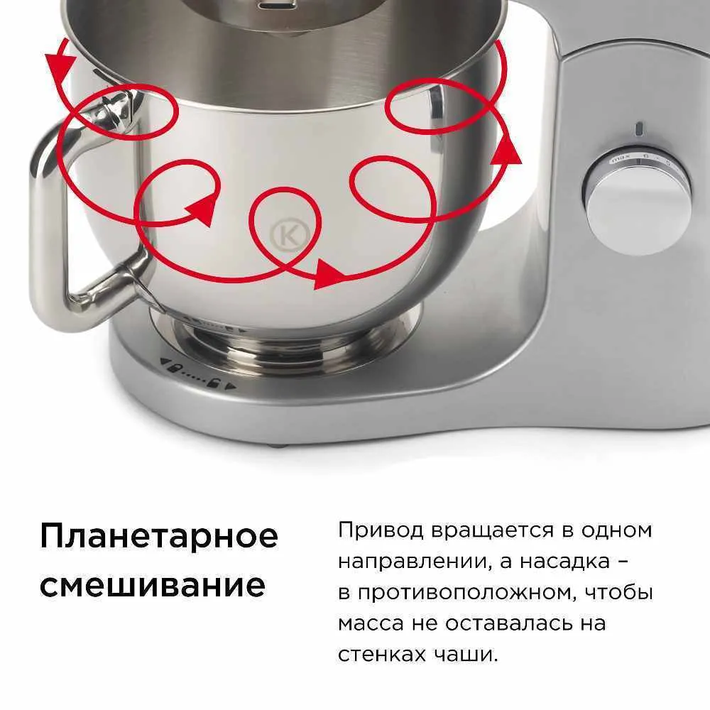 Kenwood Кухонная машина kMix KMX760BC, Цвет Серый, Мощность 1000 Вт, 1000 Вт, фото 2