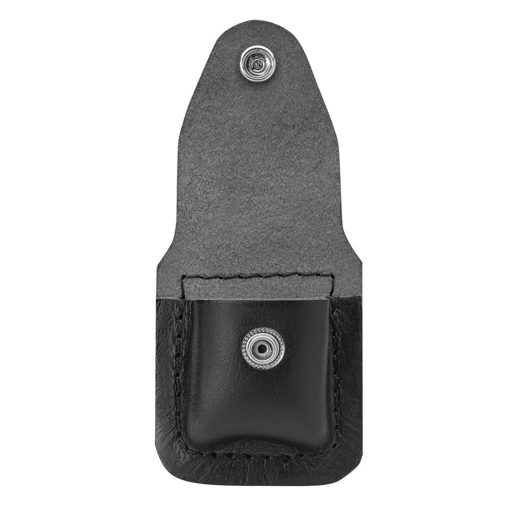 Чехол ZIPPO Для Широкой Зажигалки Зиппо С Петлёй Натуральная Кожа Чёрный MADE IN USA LPLBK, черный, фото 2