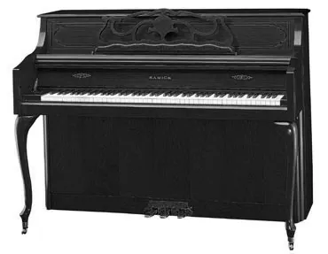 SAMICK JS143F EBST - пианино, 110х148х56, 240кг., струны 'Roslau'(Германия), цвет-черный, матовый, 110x148x56, 240 кг