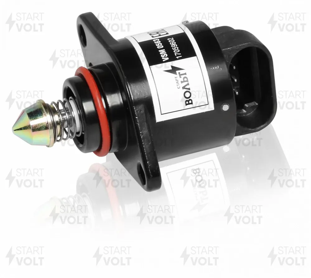 Регулятор холостого хода для а/м Daewoo Nexia (94-)/Chevrolet Lanos (97-)/Aveo (02-) (VSM 056 VSM0563, STARTVOLT VSM0563, вариант, фото 2