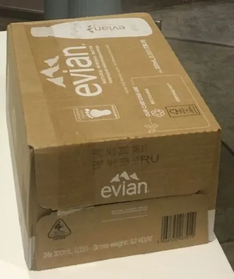 Evian (Эвиан) 0.5л ПЭТ природная минеральная вода, негазированная, 24шт., 330 мл, 24 шт, фото 5