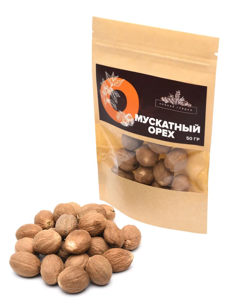 Мускатный Орех целый Индонезия, 50 гр., 50 г, фото 5
