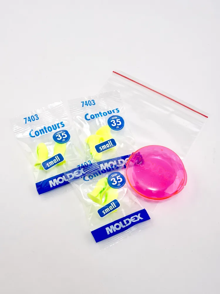 Беруши для сна маленькие (противошумные вкладыши) Moldex Contours small, 3 пары с кейсом, вариант, фото 4