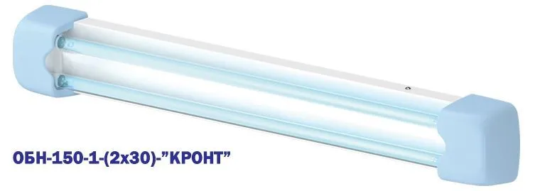 Облучатель ультрафиолетовый бактерицидный настенный "ОБН-150-1-(2х30)-"КРОНТ" без ламп, 2x30